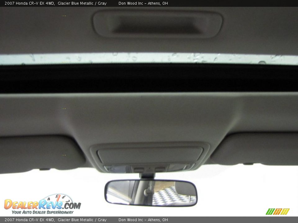 2007 Honda CR-V EX 4WD Glacier Blue Metallic / Gray Photo #28