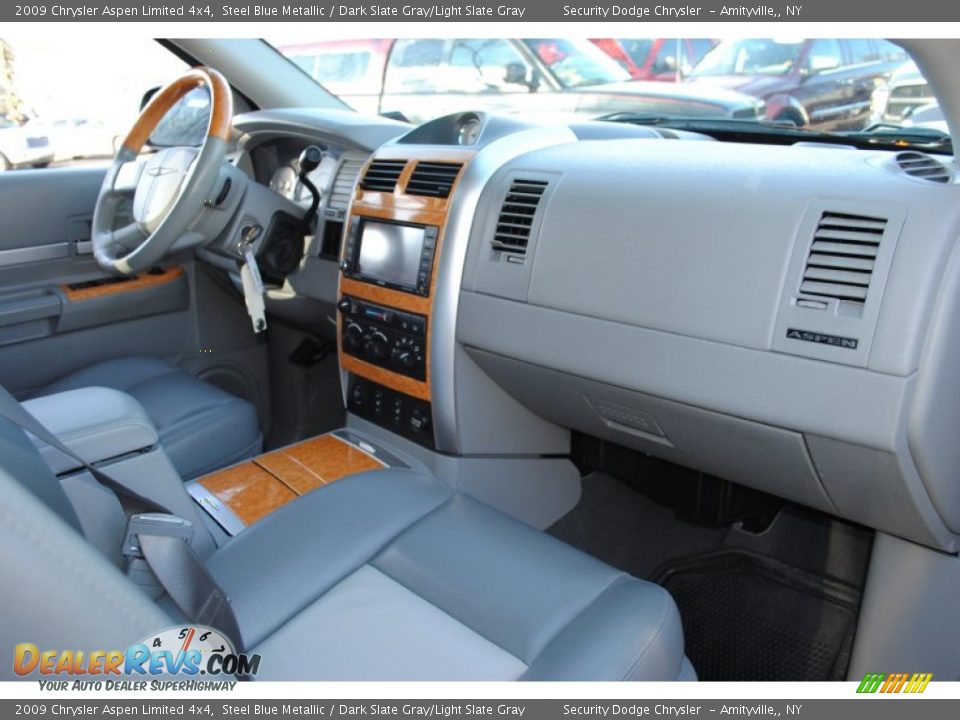 2009 Chrysler Aspen Limited 4x4 Steel Blue Metallic / Dark Slate Gray/Light Slate Gray Photo #4