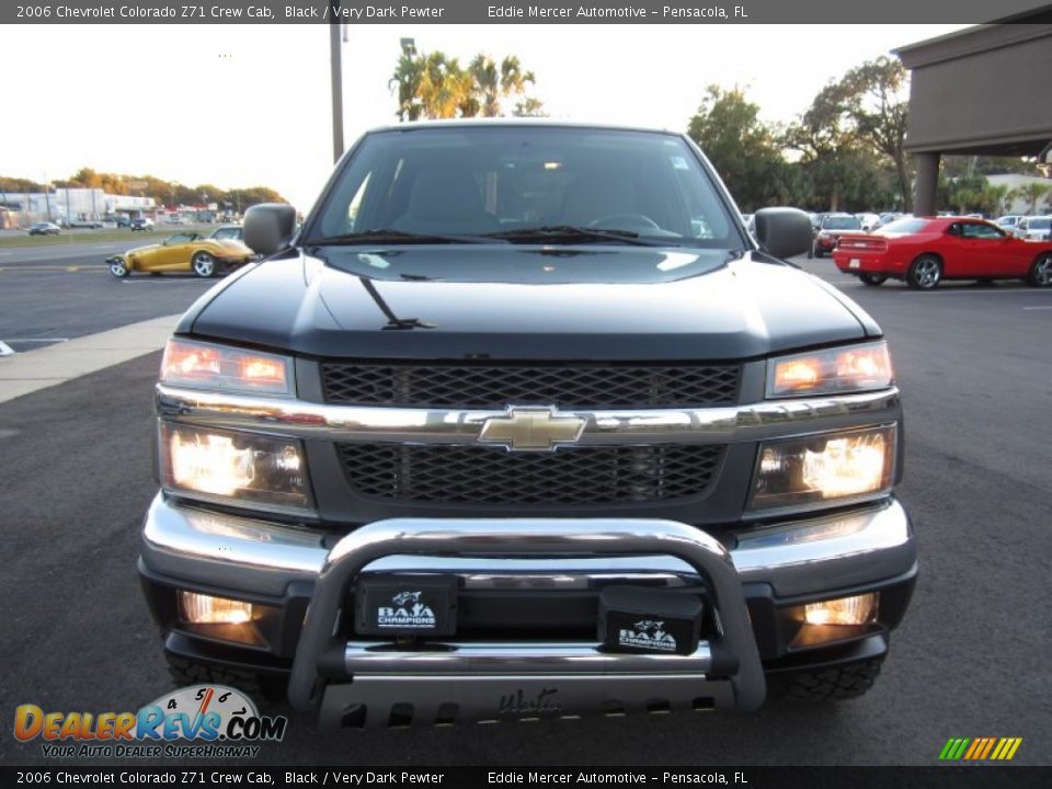2006 Chevrolet Colorado Z71 Crew Cab Black / Very Dark Pewter Photo #2