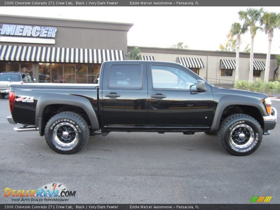 2006 Chevrolet Colorado Z71 Crew Cab Black / Very Dark Pewter Photo #4