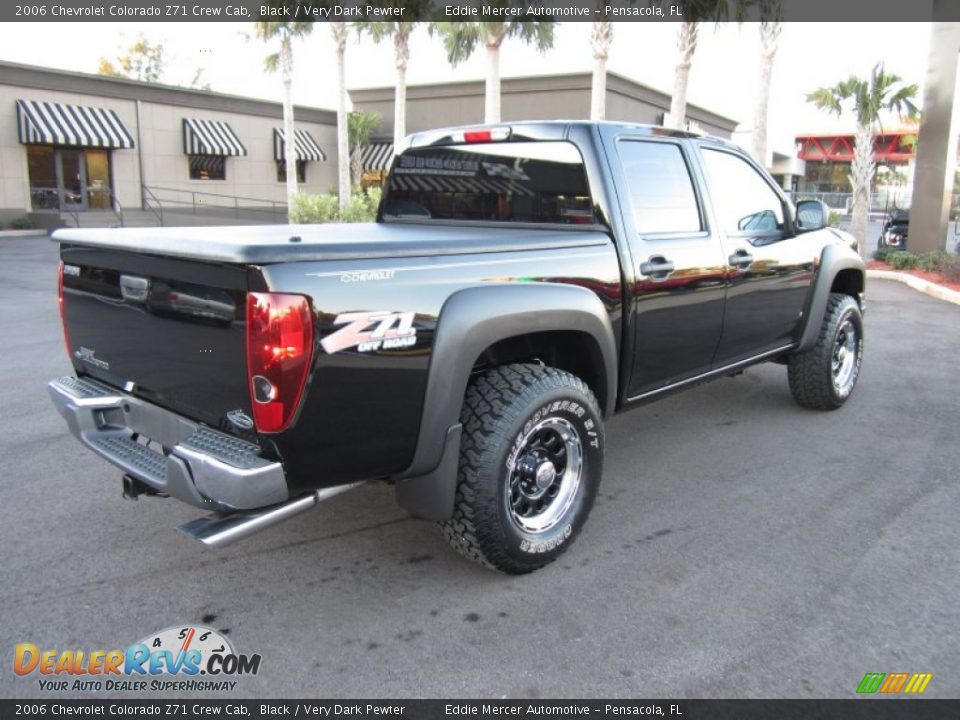 2006 Chevrolet Colorado Z71 Crew Cab Black / Very Dark Pewter Photo #5