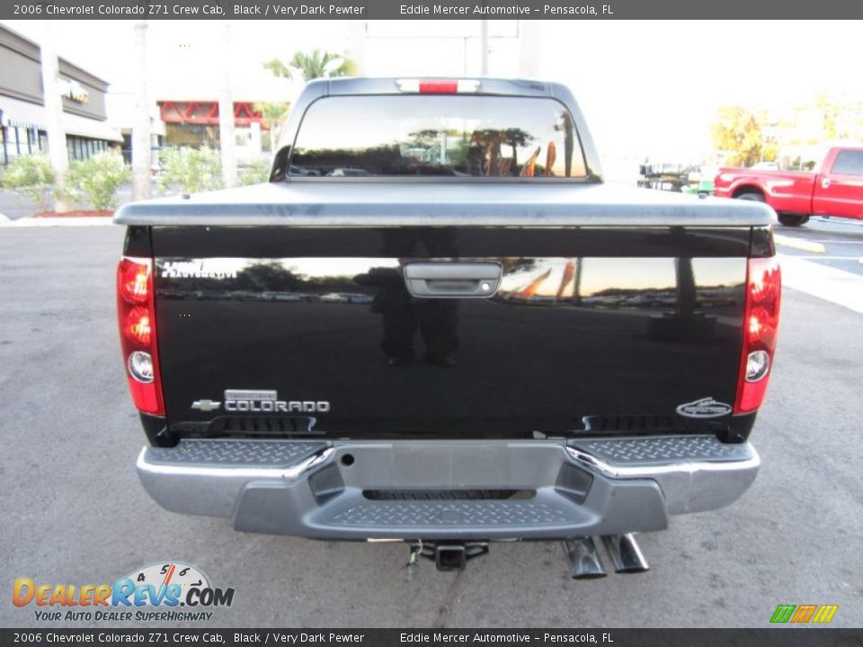 2006 Chevrolet Colorado Z71 Crew Cab Black / Very Dark Pewter Photo #6