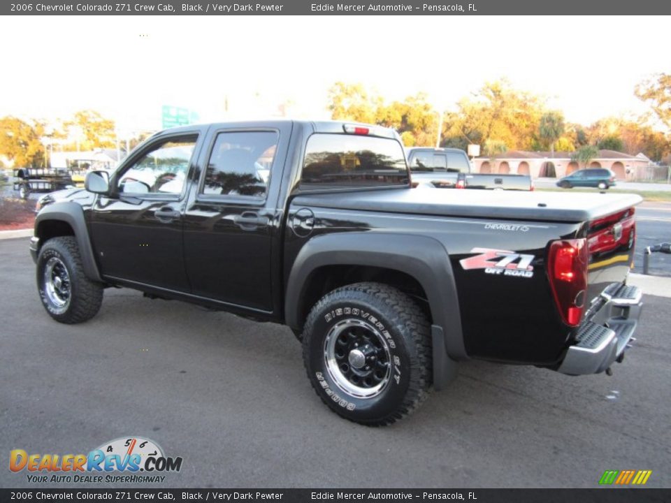 2006 Chevrolet Colorado Z71 Crew Cab Black / Very Dark Pewter Photo #7