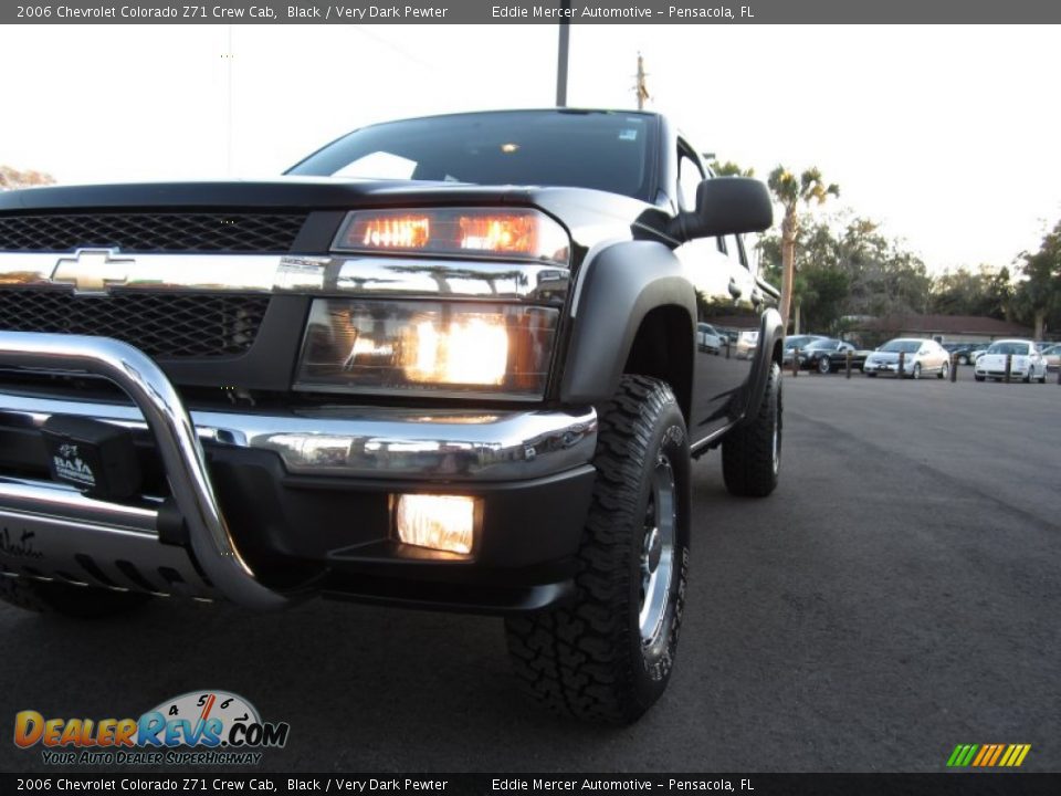 2006 Chevrolet Colorado Z71 Crew Cab Black / Very Dark Pewter Photo #10