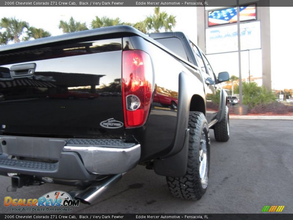 2006 Chevrolet Colorado Z71 Crew Cab Black / Very Dark Pewter Photo #11