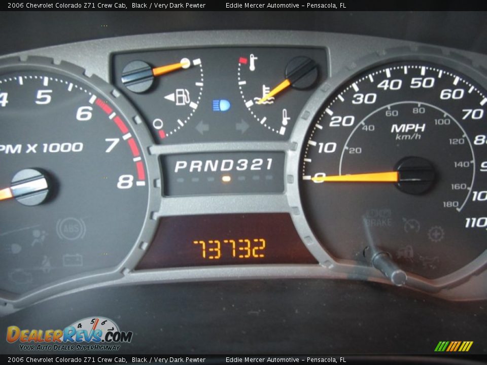 2006 Chevrolet Colorado Z71 Crew Cab Black / Very Dark Pewter Photo #13