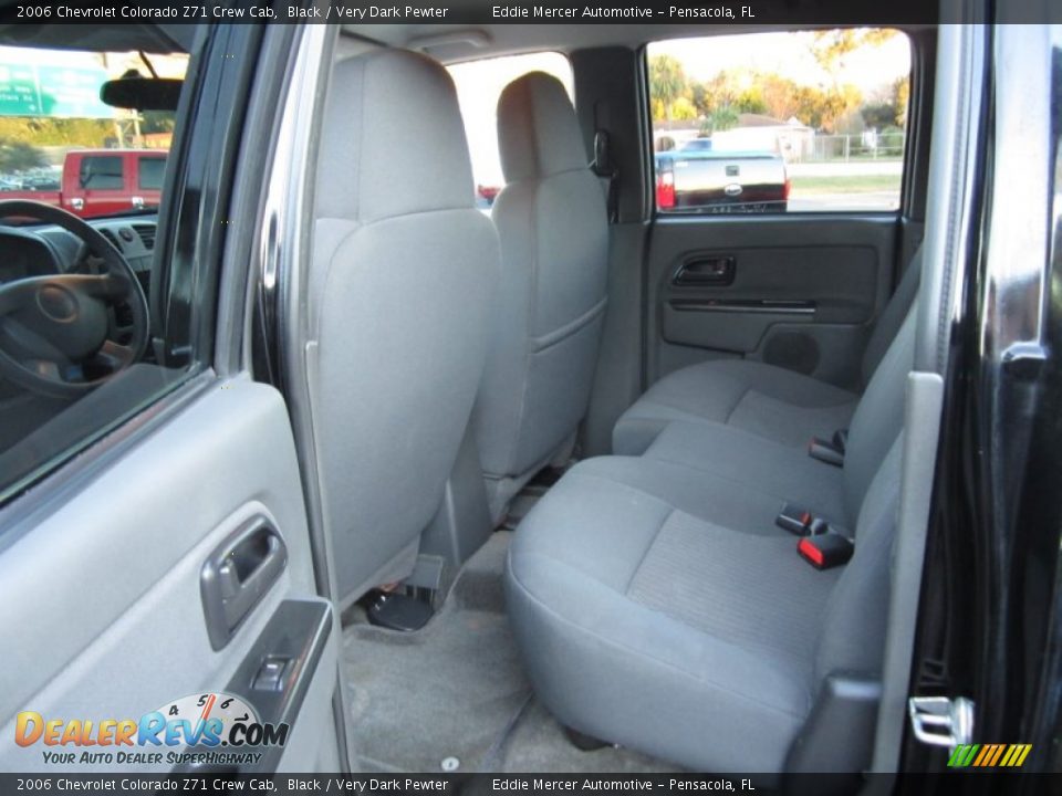 Very Dark Pewter Interior - 2006 Chevrolet Colorado Z71 Crew Cab Photo #18