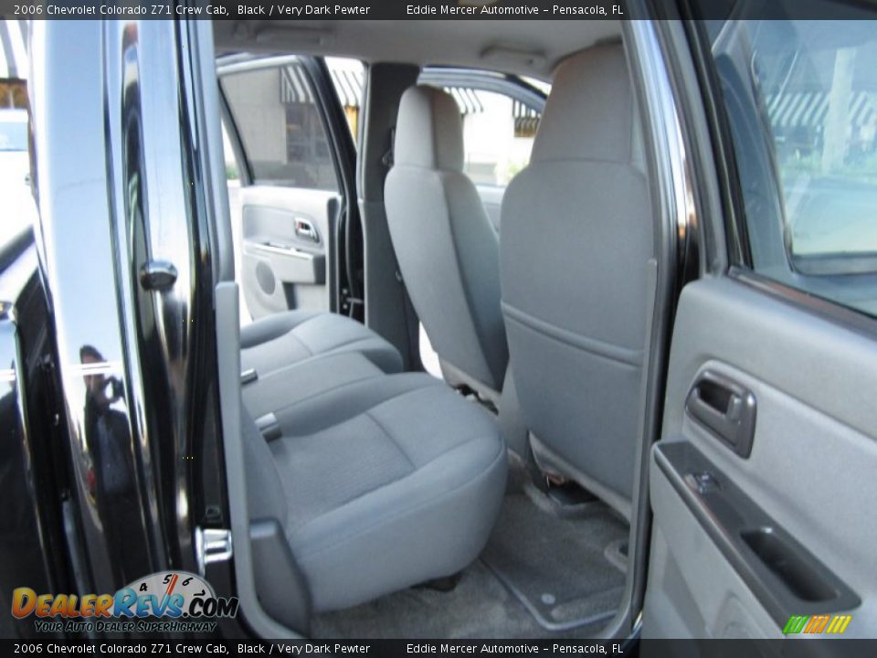 2006 Chevrolet Colorado Z71 Crew Cab Black / Very Dark Pewter Photo #20