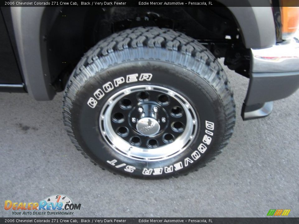 2006 Chevrolet Colorado Z71 Crew Cab Black / Very Dark Pewter Photo #25