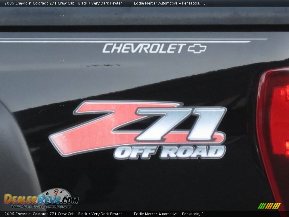 2006 Chevrolet Colorado Z71 Crew Cab Black / Very Dark Pewter Photo #29