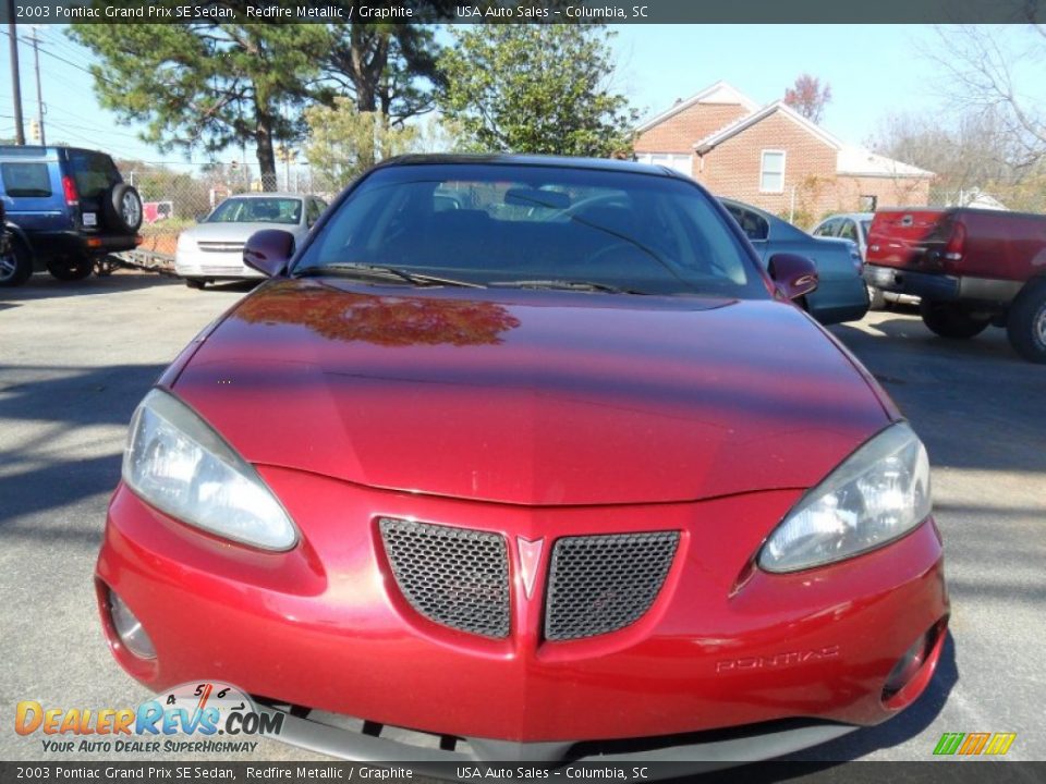 2003 Pontiac Grand Prix SE Sedan Redfire Metallic / Graphite Photo #2