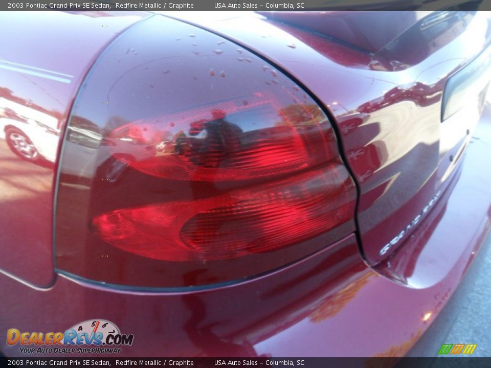 2003 Pontiac Grand Prix SE Sedan Redfire Metallic / Graphite Photo #4