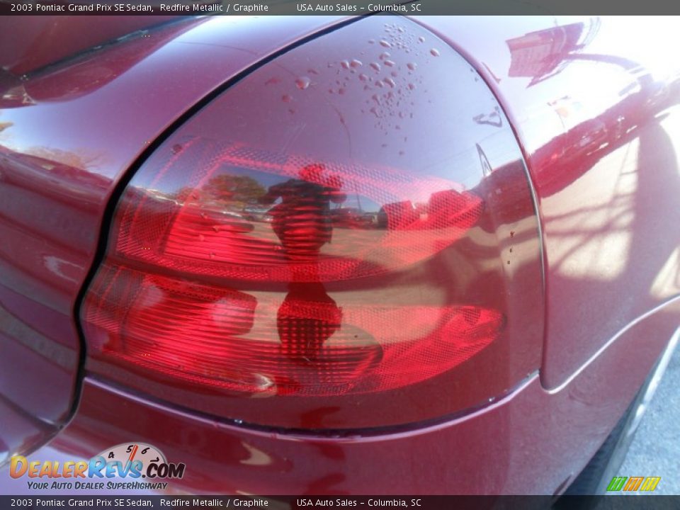 2003 Pontiac Grand Prix SE Sedan Redfire Metallic / Graphite Photo #5
