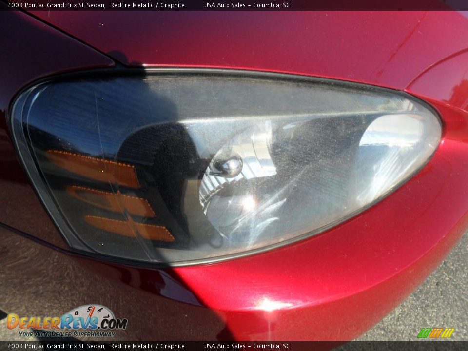 2003 Pontiac Grand Prix SE Sedan Redfire Metallic / Graphite Photo #6