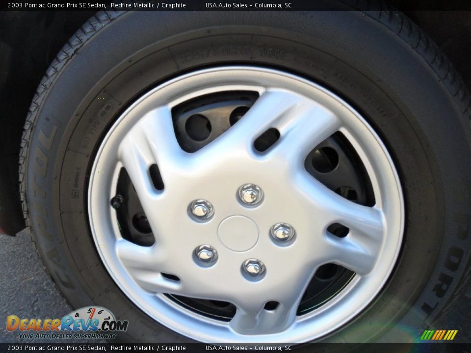2003 Pontiac Grand Prix SE Sedan Redfire Metallic / Graphite Photo #7