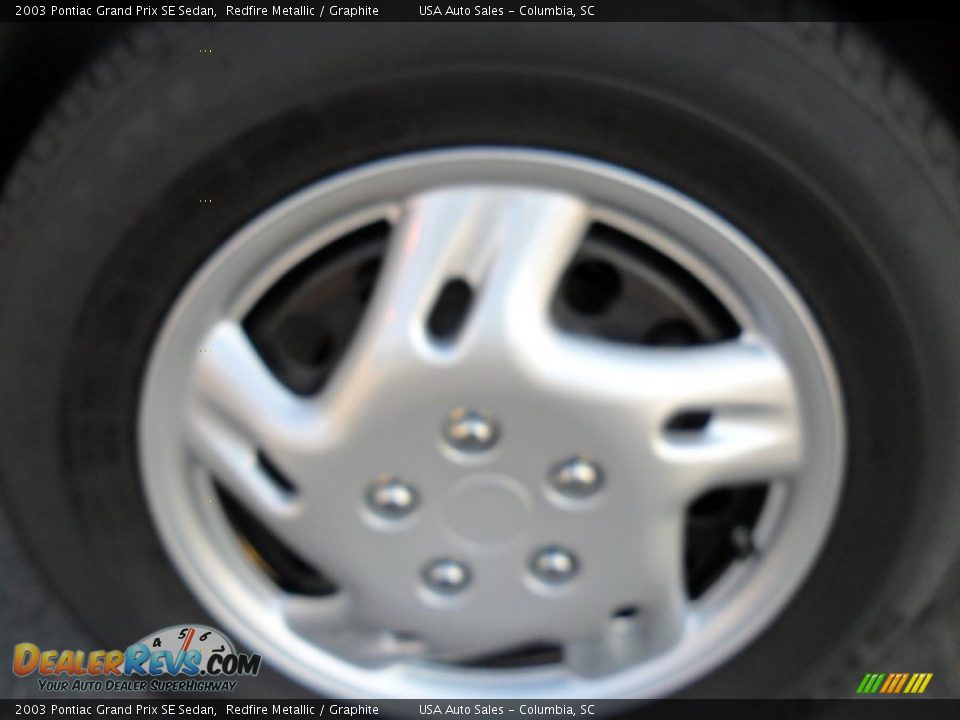 2003 Pontiac Grand Prix SE Sedan Redfire Metallic / Graphite Photo #9