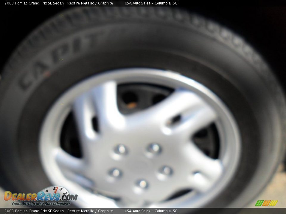 2003 Pontiac Grand Prix SE Sedan Redfire Metallic / Graphite Photo #10