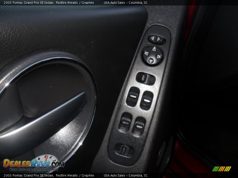 2003 Pontiac Grand Prix SE Sedan Redfire Metallic / Graphite Photo #11