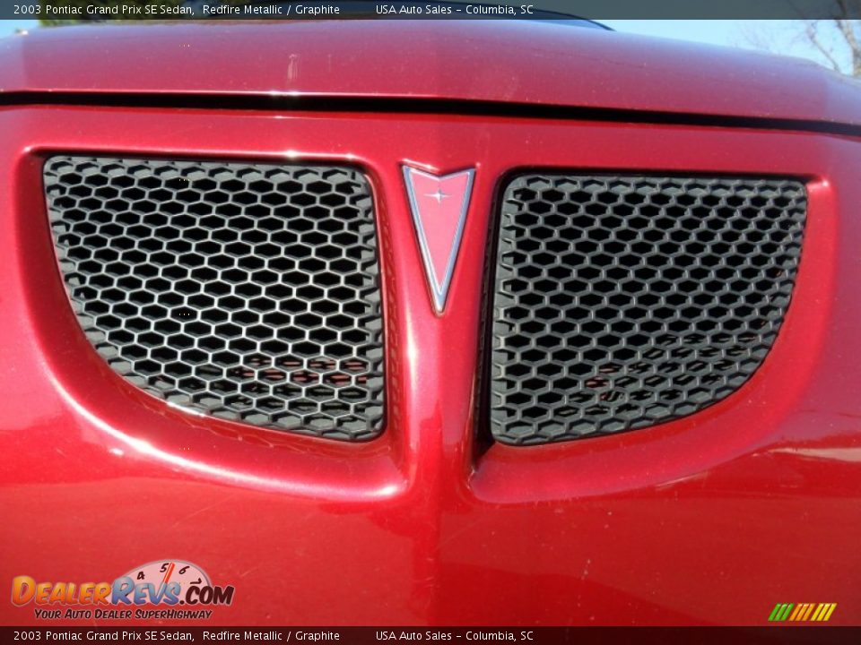 2003 Pontiac Grand Prix SE Sedan Redfire Metallic / Graphite Photo #16