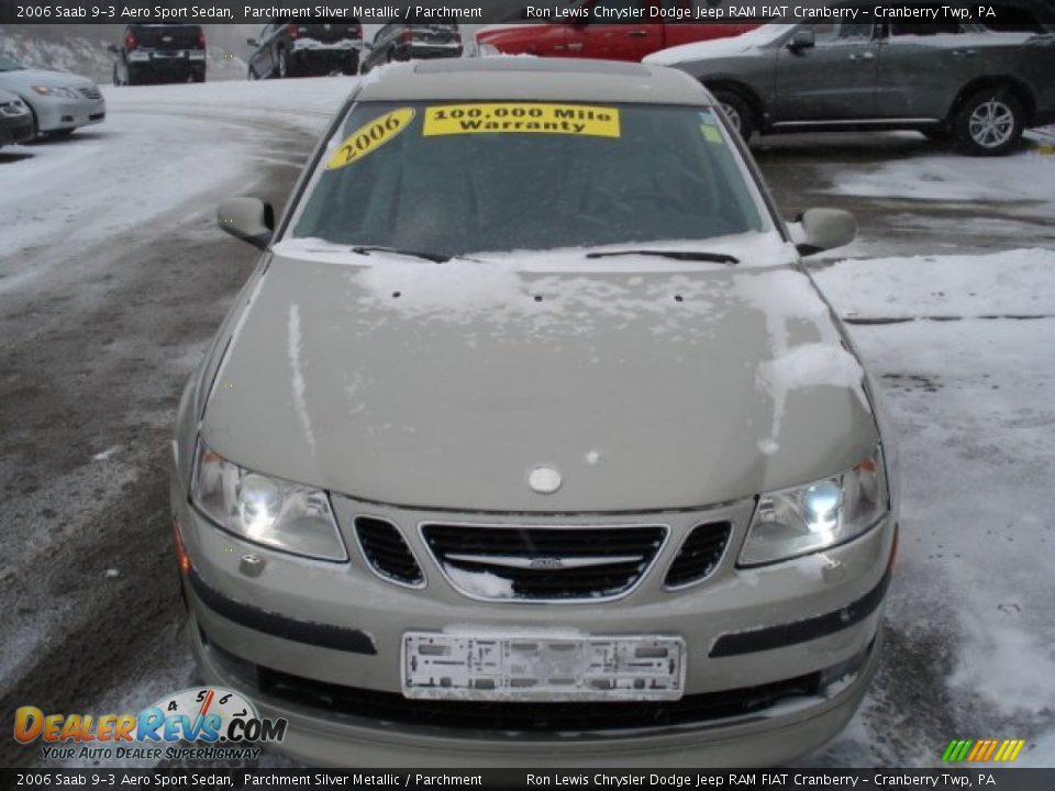 2006 Saab 9-3 Aero Sport Sedan Parchment Silver Metallic / Parchment Photo #3