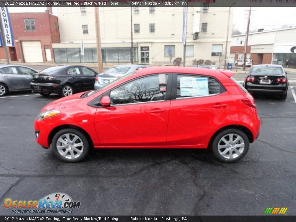 True Red 2012 Mazda MAZDA2 Touring Photo #2