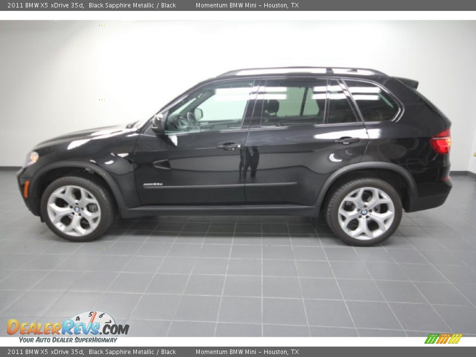 2011 BMW X5 xDrive 35d Black Sapphire Metallic / Black Photo #2