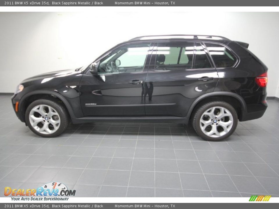 2011 BMW X5 xDrive 35d Black Sapphire Metallic / Black Photo #3