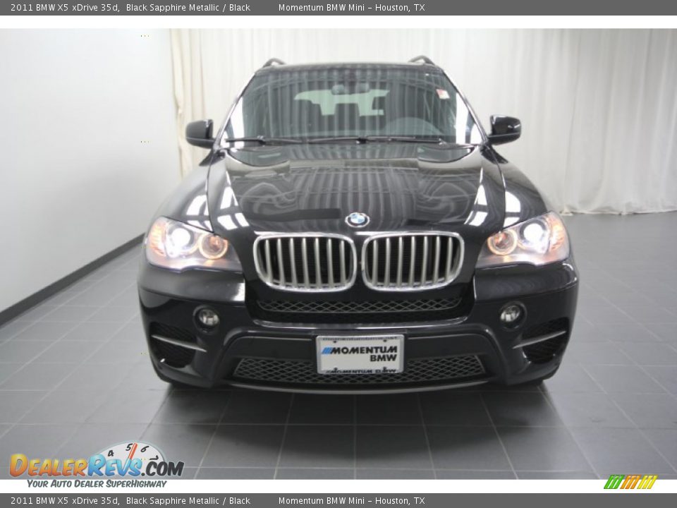 2011 BMW X5 xDrive 35d Black Sapphire Metallic / Black Photo #4