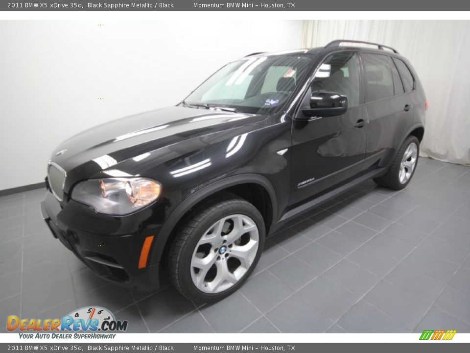2011 BMW X5 xDrive 35d Black Sapphire Metallic / Black Photo #5
