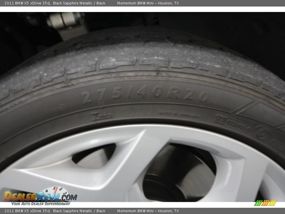 2011 BMW X5 xDrive 35d Black Sapphire Metallic / Black Photo #9