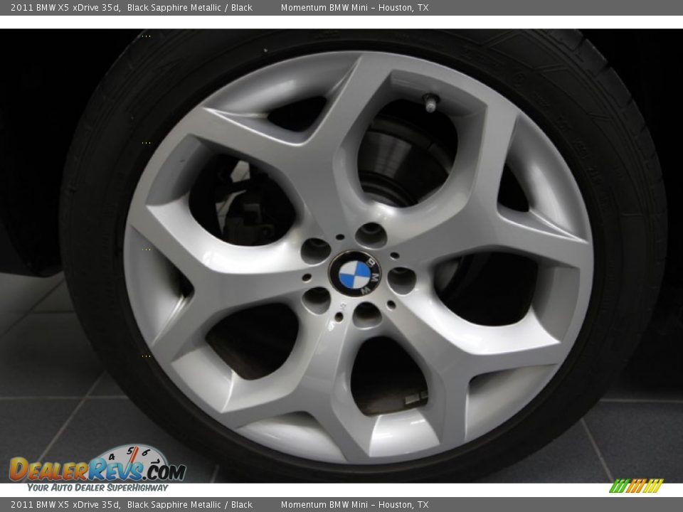 2011 BMW X5 xDrive 35d Black Sapphire Metallic / Black Photo #11
