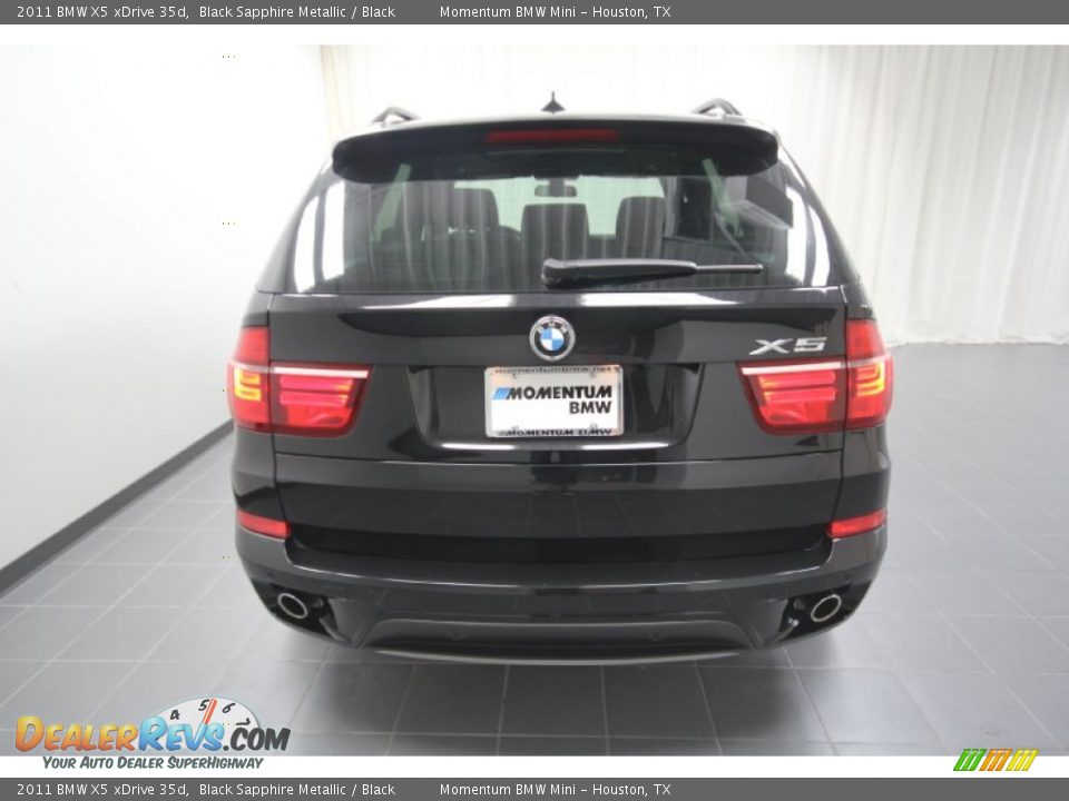 2011 BMW X5 xDrive 35d Black Sapphire Metallic / Black Photo #14