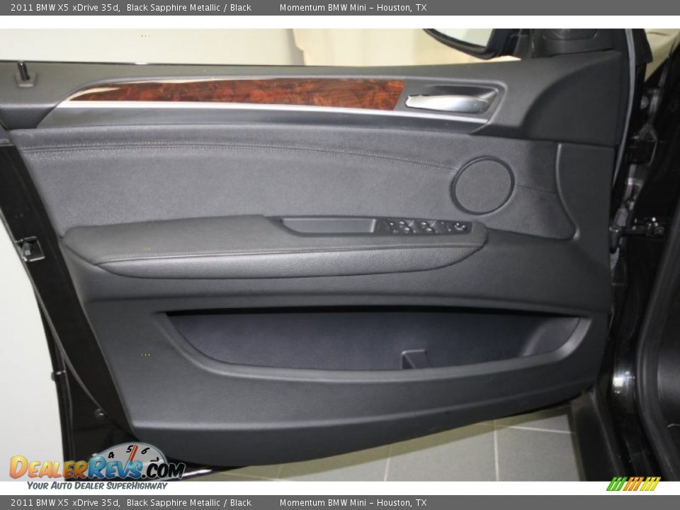 2011 BMW X5 xDrive 35d Black Sapphire Metallic / Black Photo #20