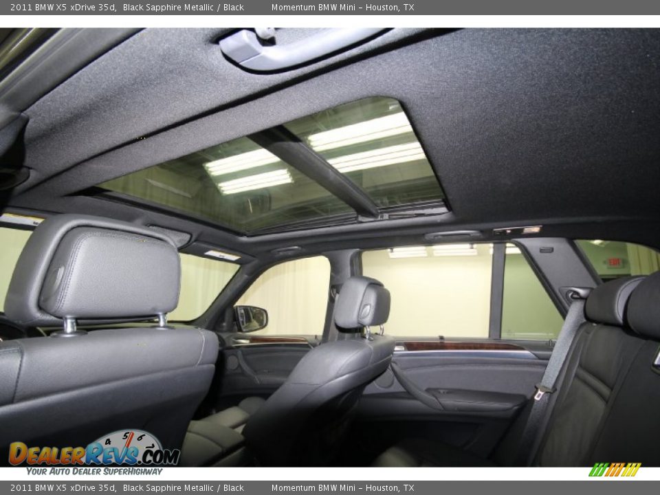 2011 BMW X5 xDrive 35d Black Sapphire Metallic / Black Photo #35