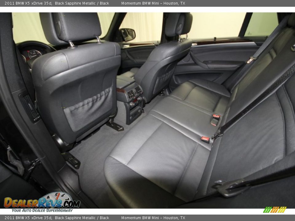 2011 BMW X5 xDrive 35d Black Sapphire Metallic / Black Photo #36