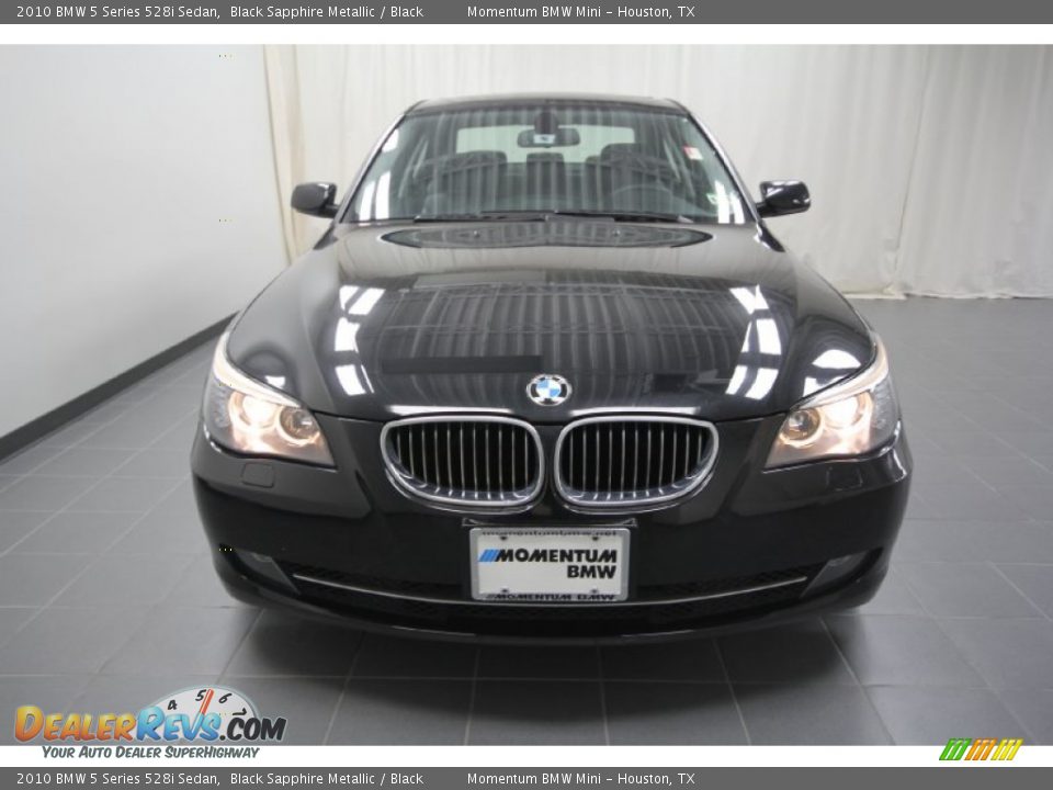 2010 BMW 5 Series 528i Sedan Black Sapphire Metallic / Black Photo #3