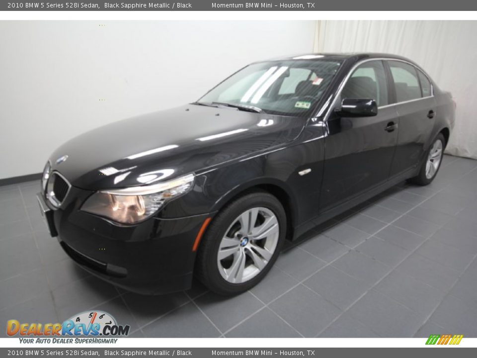 2010 BMW 5 Series 528i Sedan Black Sapphire Metallic / Black Photo #4