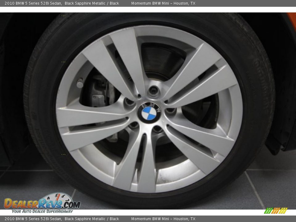2010 BMW 5 Series 528i Sedan Black Sapphire Metallic / Black Photo #7