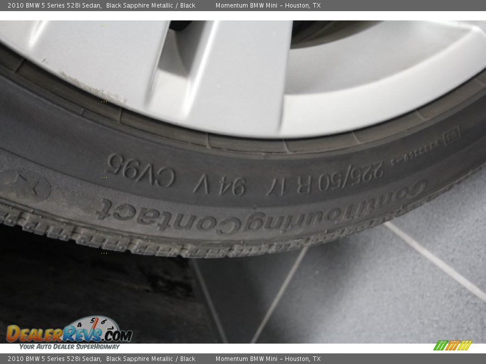 2010 BMW 5 Series 528i Sedan Black Sapphire Metallic / Black Photo #8