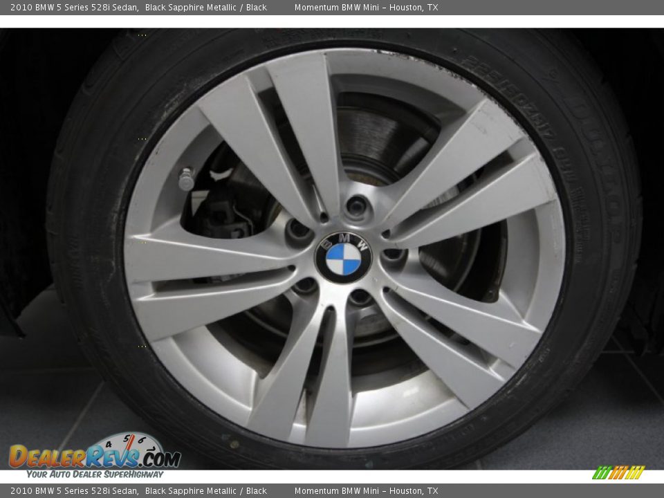 2010 BMW 5 Series 528i Sedan Black Sapphire Metallic / Black Photo #10