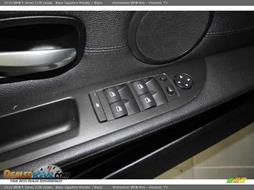 2010 BMW 5 Series 528i Sedan Black Sapphire Metallic / Black Photo #20