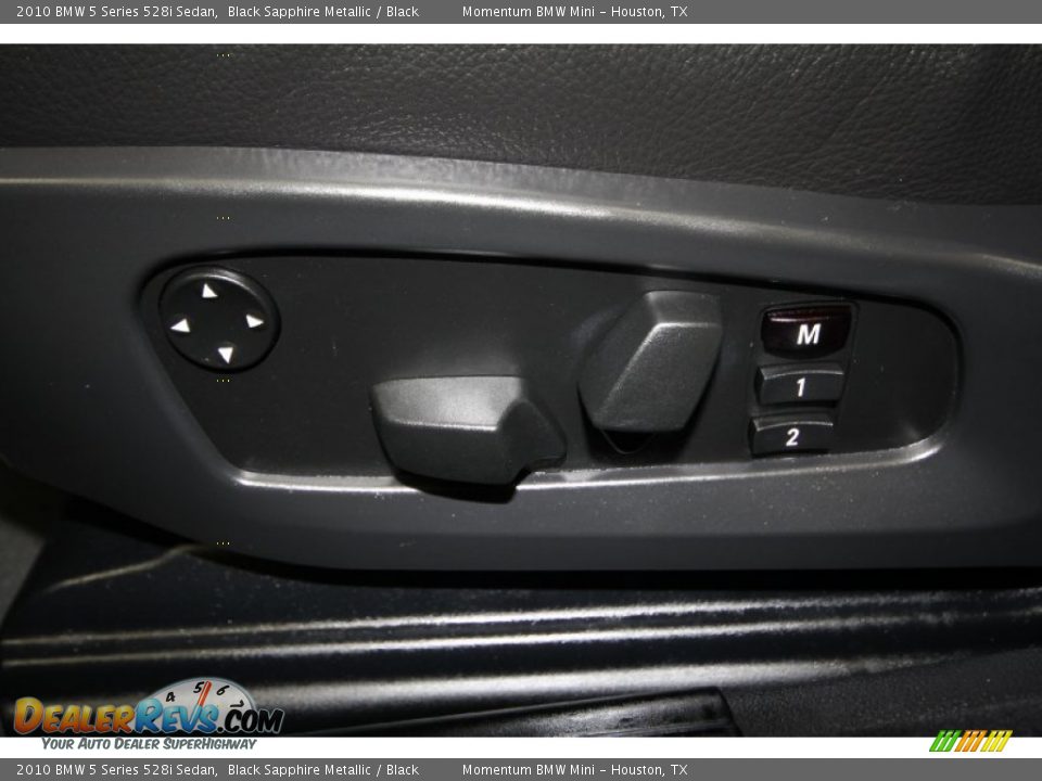 2010 BMW 5 Series 528i Sedan Black Sapphire Metallic / Black Photo #21