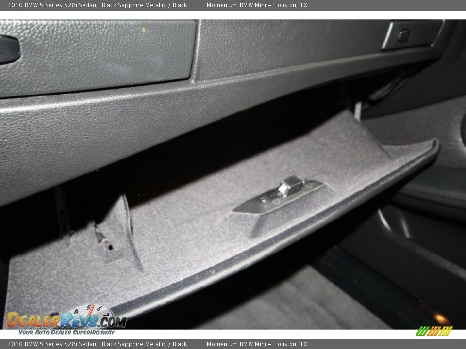 2010 BMW 5 Series 528i Sedan Black Sapphire Metallic / Black Photo #22