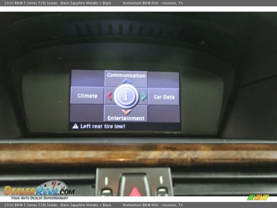 2010 BMW 5 Series 528i Sedan Black Sapphire Metallic / Black Photo #23