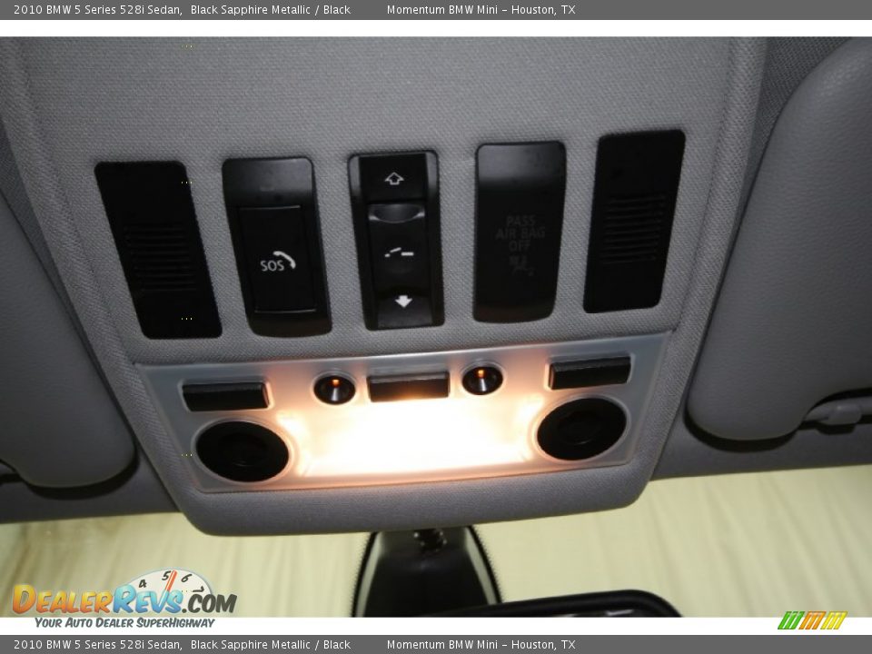 2010 BMW 5 Series 528i Sedan Black Sapphire Metallic / Black Photo #24