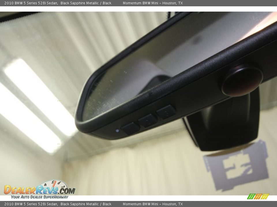 2010 BMW 5 Series 528i Sedan Black Sapphire Metallic / Black Photo #25