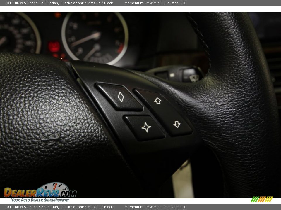 2010 BMW 5 Series 528i Sedan Black Sapphire Metallic / Black Photo #31