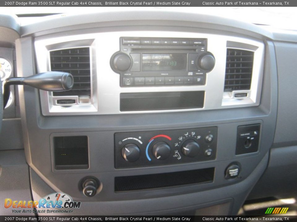 2007 Dodge Ram 3500 SLT Regular Cab 4x4 Chassis Brilliant Black Crystal Pearl / Medium Slate Gray Photo #9