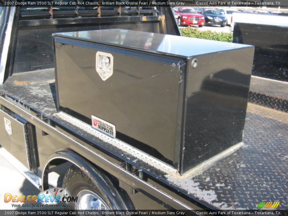 2007 Dodge Ram 3500 SLT Regular Cab 4x4 Chassis Brilliant Black Crystal Pearl / Medium Slate Gray Photo #20