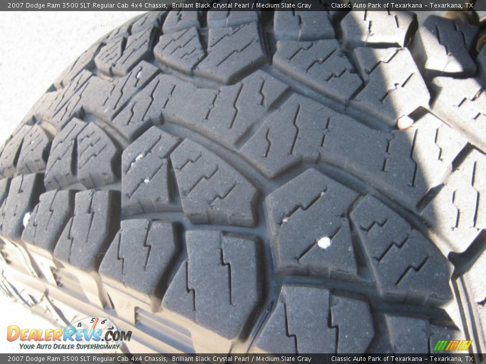 2007 Dodge Ram 3500 SLT Regular Cab 4x4 Chassis Brilliant Black Crystal Pearl / Medium Slate Gray Photo #24